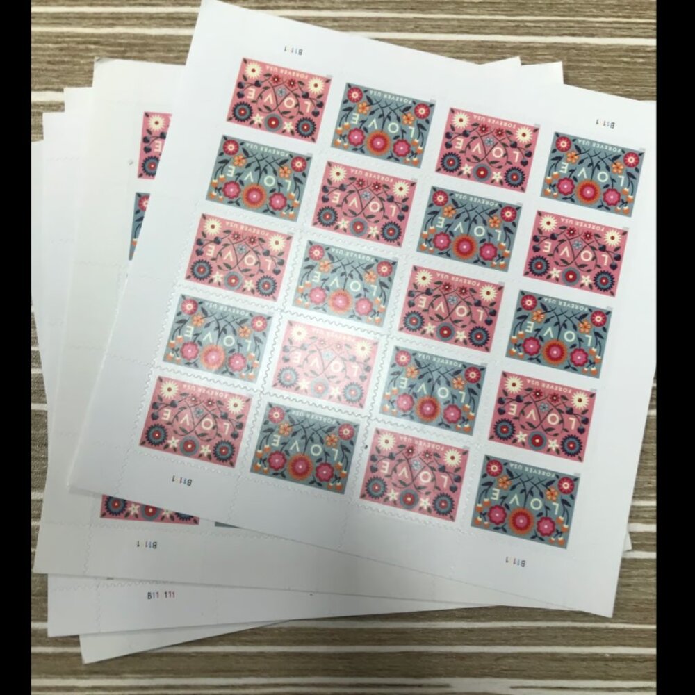 Love stamp 2022, 1000 Pcs
